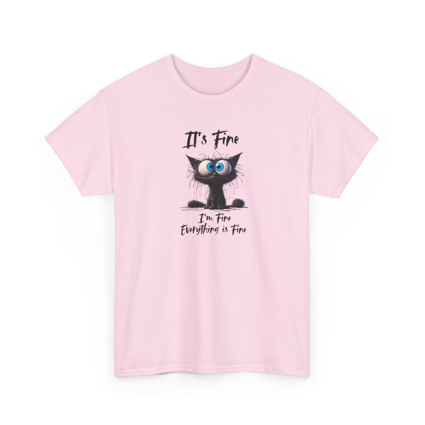 Funny Cat Tee - Everything is Fine Tshirt - Pet Lover Gift