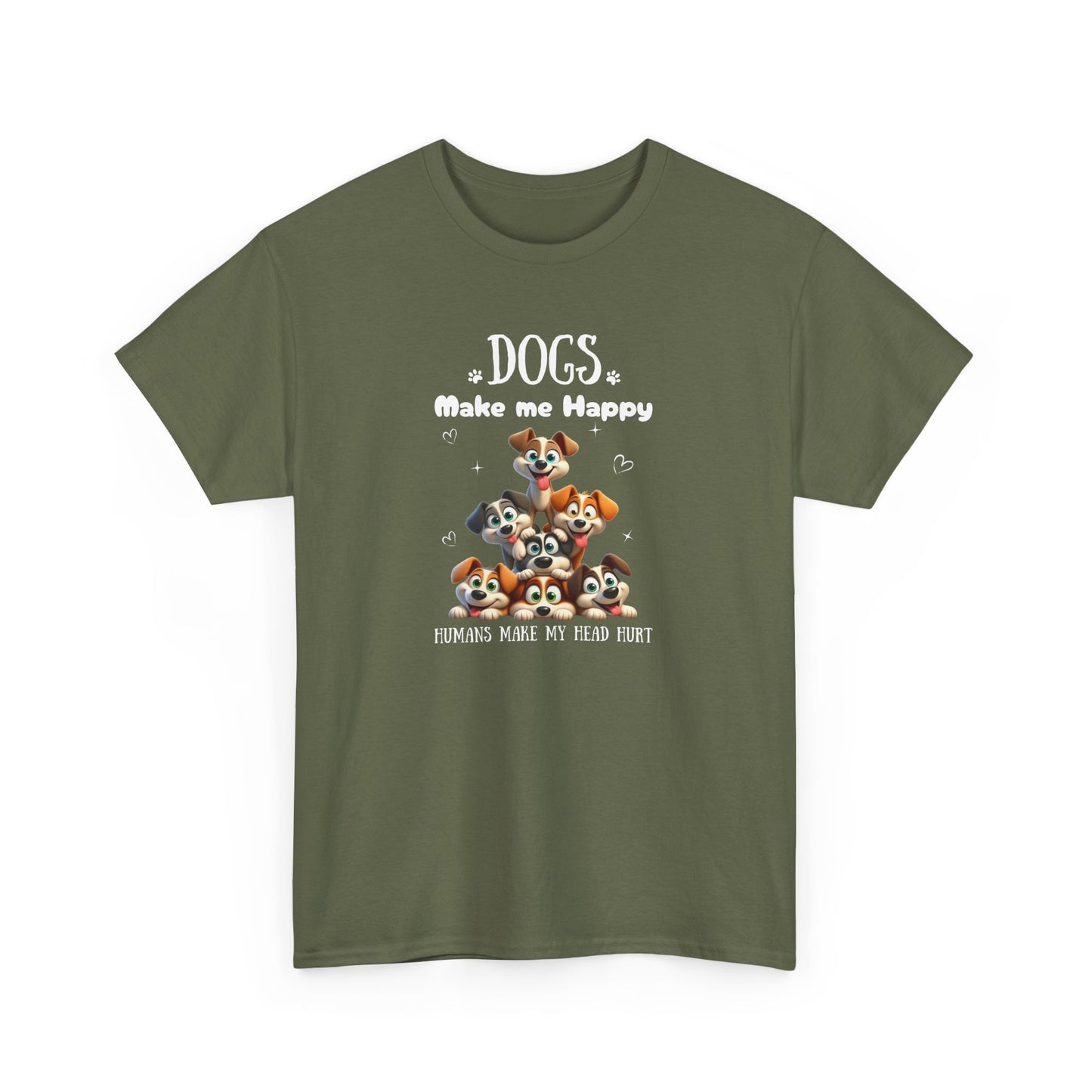 Dogs make me happy - T-shirt