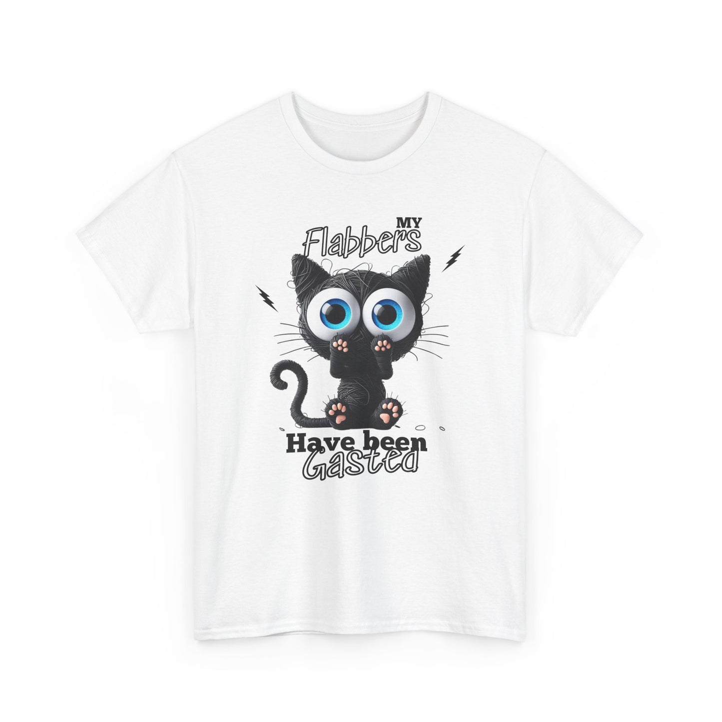 Funny Cat Tee - My Flabbers Have Been Gasted T-shirt
