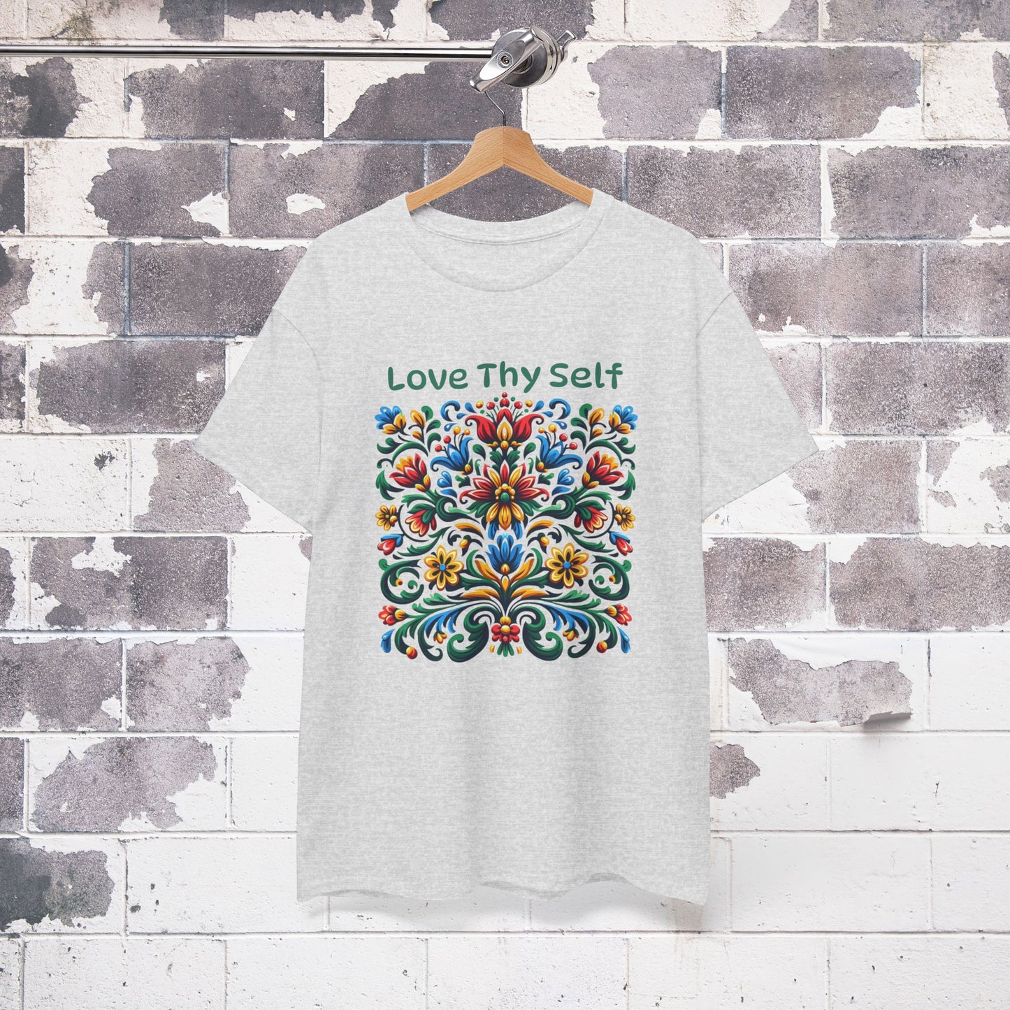 Love Thy Self Inspirational Shirt – Mental Health & Self-Empowerment Tee