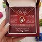 To My Beautiful Wife- Forever Love Necklace - Love, Your Husband