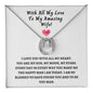 To my Amazing Wife - Lucky in Love - Your Man