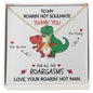 To My Roaring Hot Soulmate - Alluring Beauty Necklace - Your Roaring Hot Man