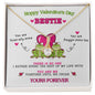 Hoppy Valentine's Day Bestie - Alluring Beauty Necklace - Yours Forever