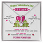 Hoppy Valentine's Day Bestie - Alluring Beauty Necklace - Yours Forever