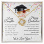 Dear Daughter, Happy Graduation - Love Knot Necklace - We love you