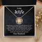 To My Wife - Love Knot Necklace - Your Husband