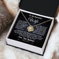 To My Beautiful Wife - Love Knot Necklace - Love, Your Husband.