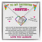Building Block - To My Daughter - Love Knot Necklace