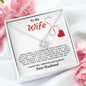 To My Wife - Love Knot Necklace - Your Husband