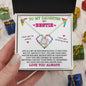 Building Block - To My Daughter - Love Knot Necklace