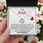 To My Wife - Love Knot Necklace - Your Husband