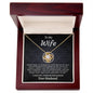 To My Wife - Love Knot Necklace - Your Husband