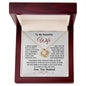 To My Beautiful Wife - Love Knot Necklace - Love, Your Husband