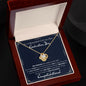 To a Beautiful Girl on Her Graduation Day - Love Knot Necklace - Congratulations
