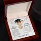 Dear Daughter, Happy Graduation - Love Knot Necklace - We love you