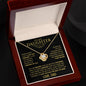 To My Daughter - Love Knot Necklace - Love, Dad