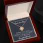To a Beautiful Girl on Her Graduation Day - Love Knot Necklace - Congratulations