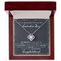 To a Beautiful Girl on Her Graduation Day - Love Knot Necklace - Congratulations