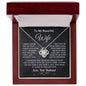To My Beautiful Wife - Love Knot Necklace - Love, Your Husband.