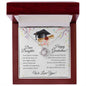 Dear Daughter, Happy Graduation - Love Knot Necklace - We love you