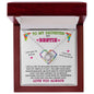 Building Block - To My Daughter - Love Knot Necklace