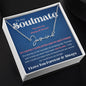 To My Soulmate - Signature Name Necklace - Side by Side