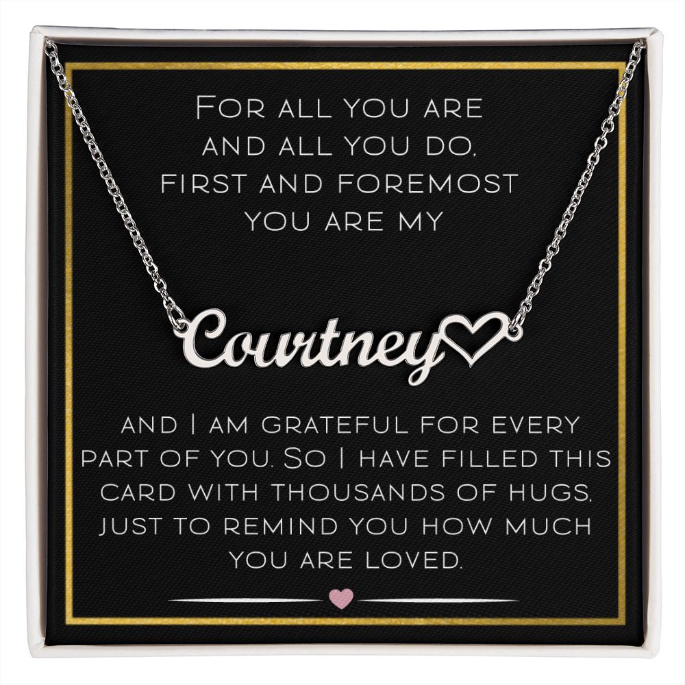 Mama Necklace With a Heart