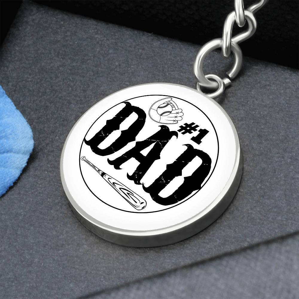 Baseball DAD -Key Chain