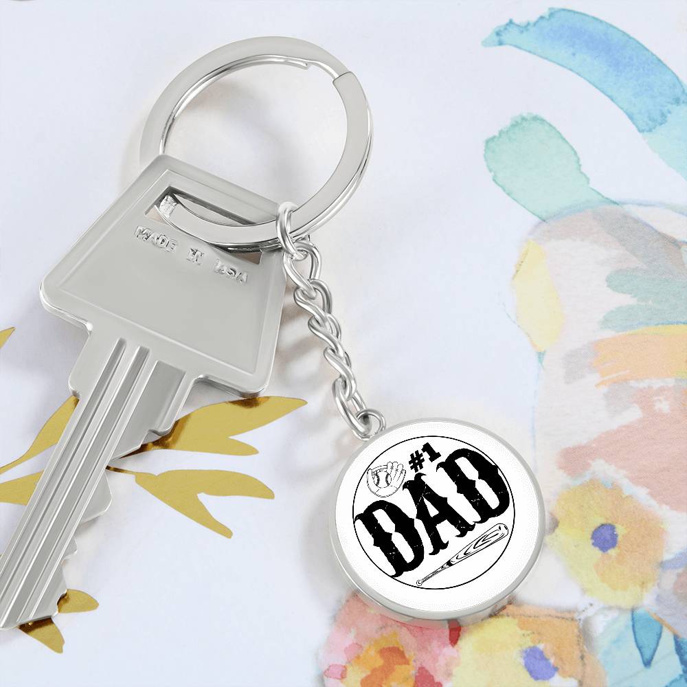 Baseball DAD -Key Chain