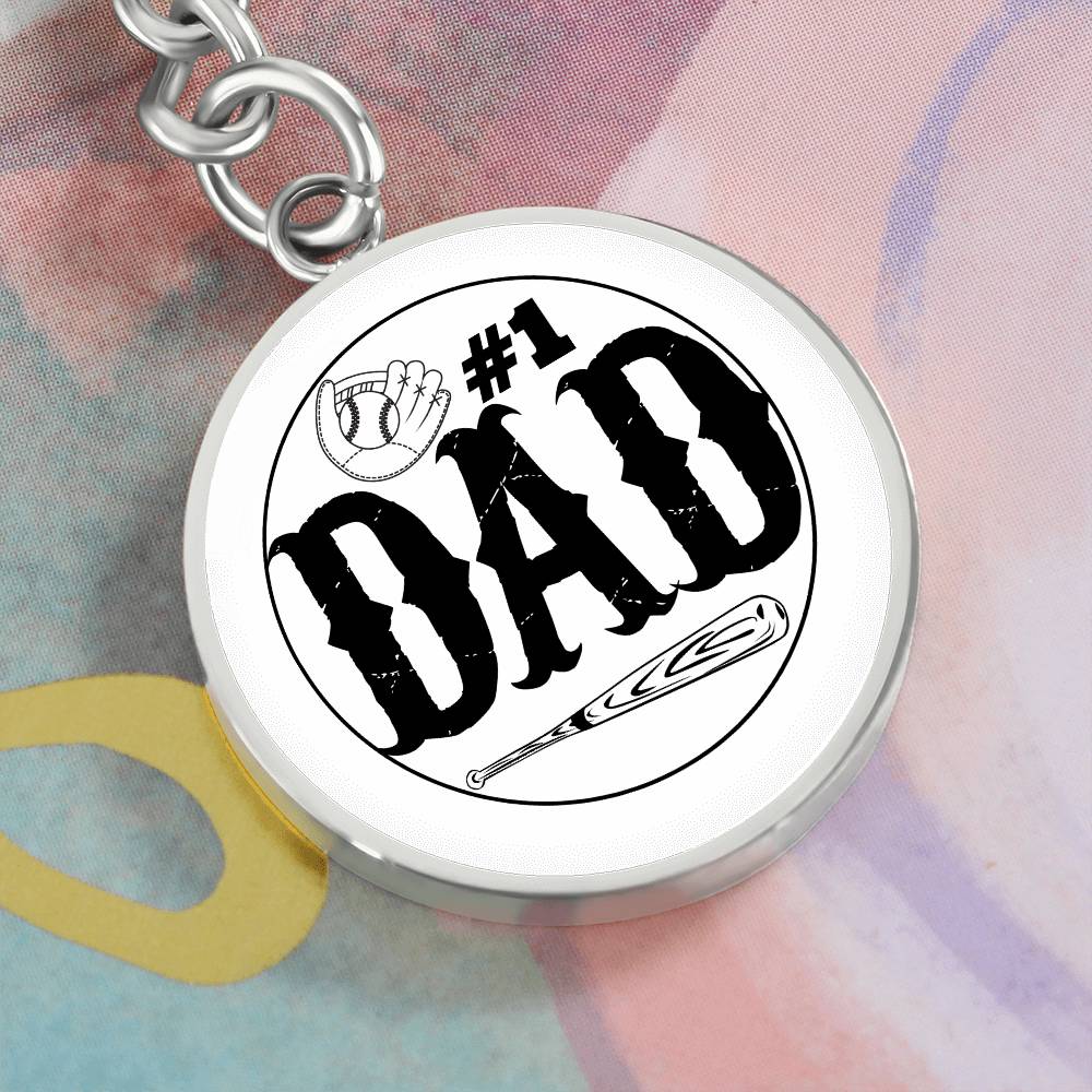 Baseball DAD -Key Chain