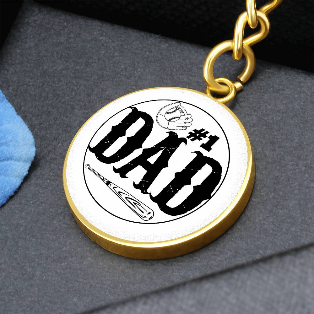 Baseball DAD -Key Chain