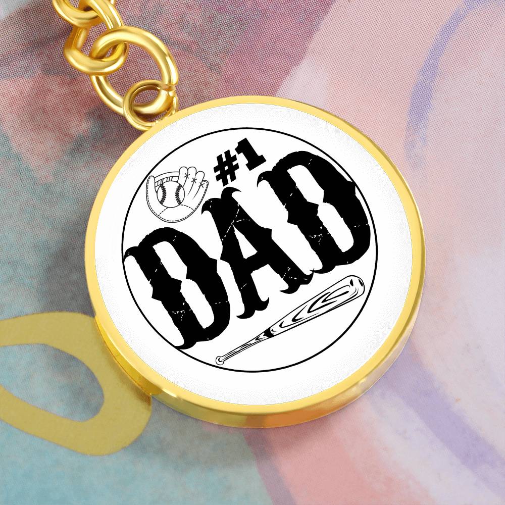 Baseball DAD -Key Chain