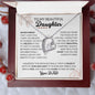 To My Beautiful Daughter - Forever Love Necklace - your DAD
