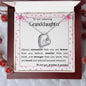 To our Granddaughter - Forever Love Necklace - love grandma & grandpa