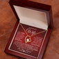 To My Beautiful Wife - Forever Love Necklace - Love, Your Husband