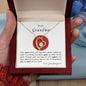 To my Grandma - Forever Love Necklace - your granddaughter