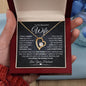 To My Beautiful Wife - Forever Love Necklace - Love, Your Husband