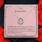 To my Grandma - Lucky in Love Necklace - your granddaughter