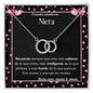 Para mi Nieta -Perfect Pair Necklace - abuela y abuelo