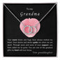 To my Grandma - Perfect Pair Necklace - your granddaughter