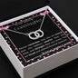 To our Granddaughter - Perfect Pair Necklace - love grandma & grandpa