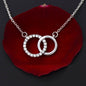 To our Granddaughter - Perfect Pair Necklace - love grandma & grandpa