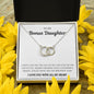 To my Bonus Daughter - Perfect Pair Necklace - I love you