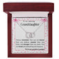 To our Granddaughter - Perfect Pair Necklace - love grandma & grandpa