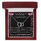 To our Granddaughter - Perfect Pair Necklace - love grandma & grandpa
