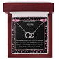 Para mi Nieta -Perfect Pair Necklace - abuela y abuelo
