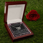To our Granddaughter - Perfect Pair Necklace - love grandma & grandpa