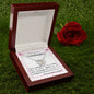 To our Granddaughter - Perfect Pair Necklace - love grandma & grandpa