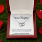 To my Bonus Daughter - Perfect Pair Necklace - I love you